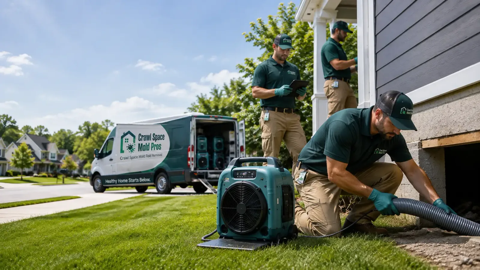 Crawl Space Mold Removal in Hadley, MA